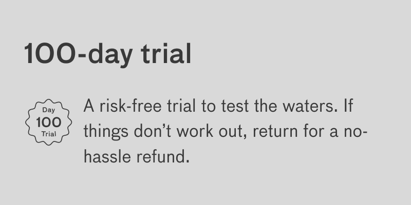 100-day trial